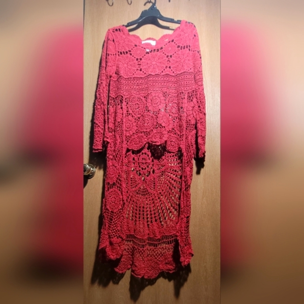 Seventh Avenue - Crochet Shirt Tunic (S)